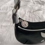 Playboy Y2K Metallic Hobo Handbag Black Bunny Silver Hardware​ Photo 1
