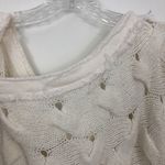 Free People  Desert Sands Cable Pullover in Ivory Size Small Knit Photo 3