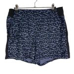 Athleta  Brooklyn Blue Leopard Athletic Shorts 6 Photo 0