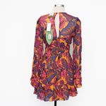 Farm Rio  |  Fruit Dream Long Sleeve Pleated Tiered Dress Photo 2