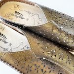 Spring Step  Parre Bronze Gold Leather Clogs Mules Women's Size 38 Italy US 7-7.5 Photo 8