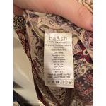 Ba&sh  Dress Womens Small Zael Paisley Short Sleeve Midi Ecru V-Neck NWT Photo 8