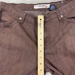 Vtg Y2K Denim Cropped Jean Jacket Flare Pants Grunge Outfit 2 Piece‎ Set Sz 11/L Brown Size L Photo 11