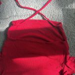 Princess Polly  Red Square Neck Top  Photo 1