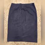 Level 99 Black Suede Pencil Skirt Size 31 Photo 2