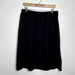 Fourteenth Place  Black Drawstring Knee Length Skirt Photo 3