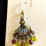 Lia Sophia dangling earrings -new in original box and on card Photo 3