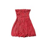 Plenty By Tracy Reese NWT Strapless Bubble in Tomato Buttermilk Striped Dress M Photo 4