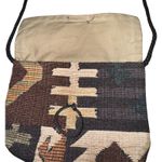 Kokopelli Tapestry Crossbody Purse Bag Southwestern Geometric Western Aztec Orange Photo 4