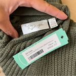 RD Style Stitch Fix  Aru Lace Up Back Sweater in Olive Photo 5