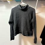 The North Face Gray Textured Turtleneck Pullover XS Photo 1