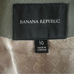 Banana Republic Olive Green Tailored Vest Size 10 Sage Green Photo 4