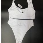 Frederick's of Hollywood NWT Vedra White Bikini Swim Bathing Suit Size Small Photo 4