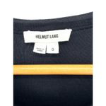 Helmut Lang  Emission A Line Mini Dress Black Blue Sleeveless Modern Size 0 Photo 4