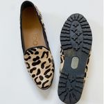 Me Too Brown Leopard Print Genuine Calf Hair Preppy Loafers 7.5 EUC Photo 3