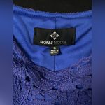 Ronni Nicole  Women’s Blue Lace Midi Dress Size 6 Photo 3