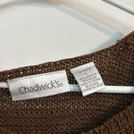 Chadwick's Vintage Chadwick’s Chocolate Brown Sweater Tank Photo 1