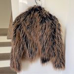 Free People We The Free Ombre All Night Faux Fur Jacket Photo 4