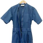 Everlane The Fatigue Short-Sleeve Jumpsuit Boiler Suit Slate Blue Size 0 | XS Photo 8