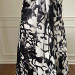Deb Black White Satin Gown Animal Print Dress Satin Mob Wife 3 4 Photo 4