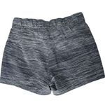 Lululemon on the fly shorts black white gray stripe dotted pattern Photo 2