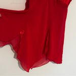 Woman’s Red Chemise Rhinestone Heart Lingerie Nightie Size Small Photo 3