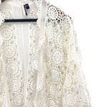 Topshop  Crochet Lace Kimono Open Front Cardigan Photo 2