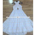 Ulla Johnson  Noelle open back Maxi Sundress Dress In Pale Lilac/soft pink sz 8 Photo 9