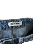 Vigoss NWT  High‎ Waisted Split Hem Straight Ace Jeans in Medium Wash. Size 31 Photo 4