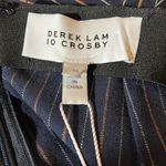 Derek Lam 10 Crosby Pinstripe Pants Midnight MU Blue Size 10 NWT‎ Photo 8