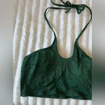 Aerie  Forest Green Bandeau bikini Top Photo 1