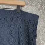 Alfani  Women's Plus Size Navy Blue Lace Sexy A-Line Knee Length Skirt - Size 16W Photo 1