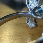 Natural Sky Blue Topaz Sterling Silver Artistic Bird Ring Size 8 Photo 5