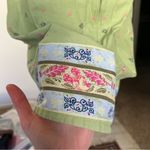 Disney Vintage  Mickey Unlimited Green Square Neck Dress- 100% Cotton Photo 4