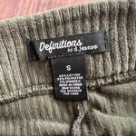 D. Jeans Definitions by Women Corduroy Dark Green Pencil Midi Skirt Size Small Photo 7
