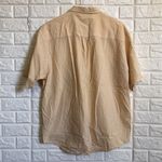 IZOD  gingham pale yellow‎ mens shirt size XL Photo 4