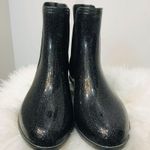 INC Women’s Raelynn Rain Black Glitter rain Boots sz 6 Photo 3