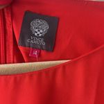 Vince Camuto NWT Red One shoulder Chiffon dress Photo 2