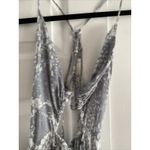 Surf Gypsy ‎ Womens Medium Blue Maxi Dress Cut out Front Boho Vacation Travel Photo 2