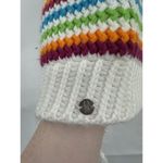Spyder  Bittersweet Beanie Rainbow Pom Pom Unisex One Size Knit Gorpcore Photo 2