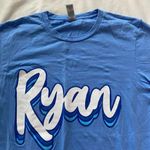 University of Notre Dame blue and white Ryan Hall shirt Photo 1