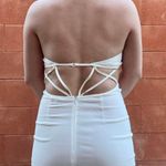 Tobi White Low Cut Form Fitting Dress From Photo 2