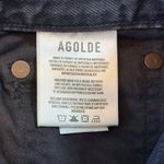 AGOLDE Los Angeles 90s Pinch Waist High Rise Distressed Jeans Size 25 Black Wash Photo 7