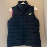 Hollister Navy Blue Puffer Vest Photo 0