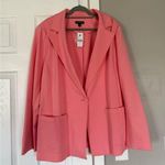 Lane Bryant  NEW Coral Pink Cardigan Casual Blazer Jacket PLUS SIZE 3X Photo 0