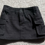 Edikted  Black Mini Jean Skirt  Photo 0