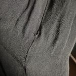 Farm Rio Black Short Sleeve Jumpsuit Rayon Crepe Keyhole Small Wide Leg V Neck Photo 8