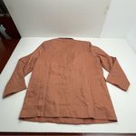Bardot  100% Linen Oversized Blazer Terracotta Long Sleeve Womens SZ US 10 XL NEW Photo 12