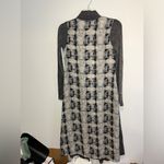 Vocal CARDIGAN DUSTER Stone Wash Rhinestone Mixed Media Western Country Sz S Photo 3