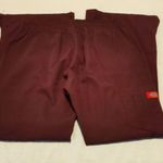 Dickies  Maroon Scrub Pants Hospital Nursing Medical Doctor Pockets Size SP #4977 Photo 1